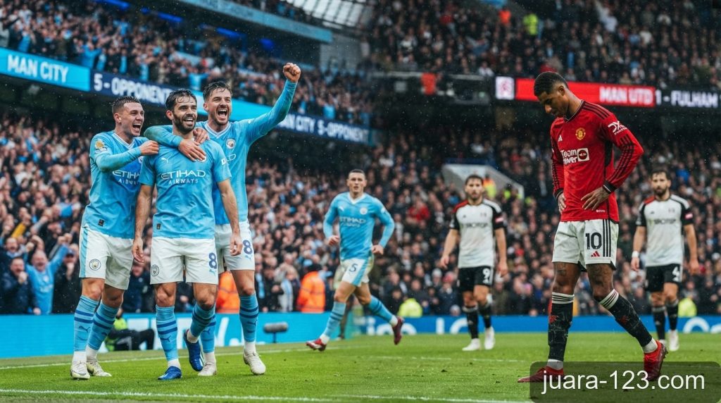 Ngoại hạng Anh vòng 5: Man City bùng nổ, MU chật vật và những bất ngờ khó tin